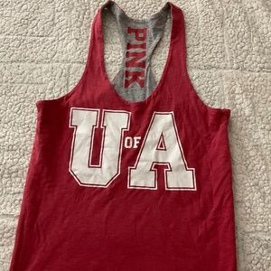VS Pink Arkansas Razorbacks tank